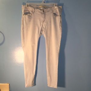 Light blue stretch jeans